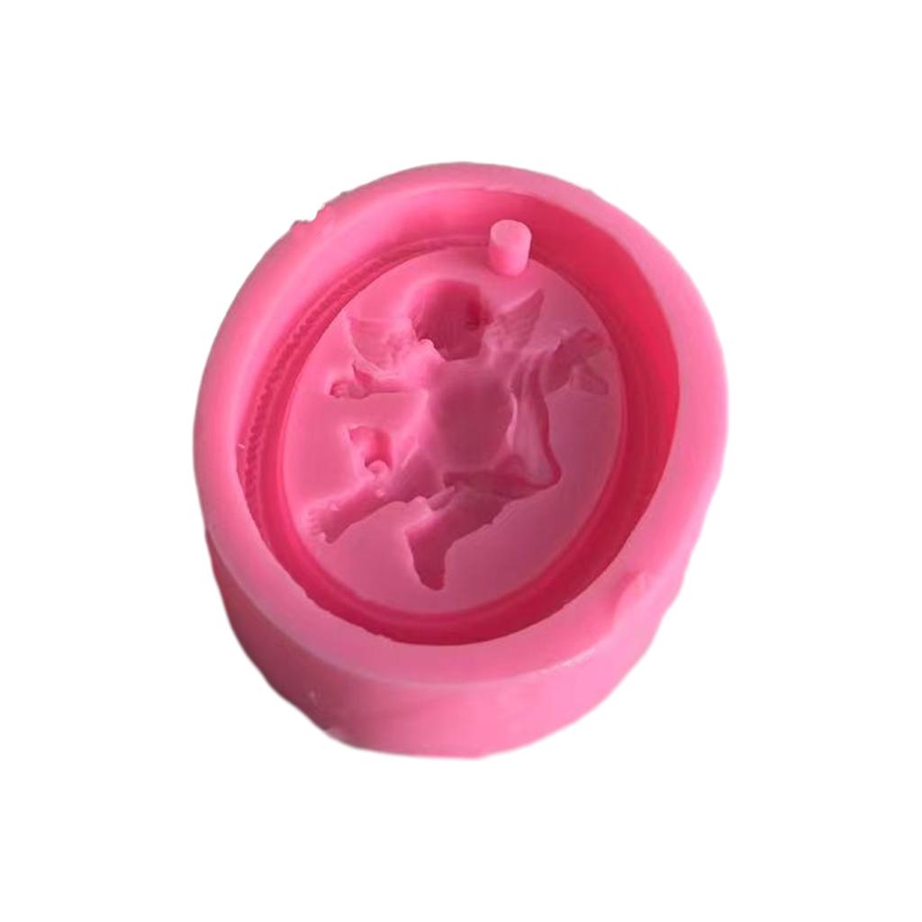 Формы для украшений в виде ангелов Простые в использовании силиконовые формы для литья Формы для подвесок в виде ангелов Восковая силиконовая форма для мыла Автомобильные подвески