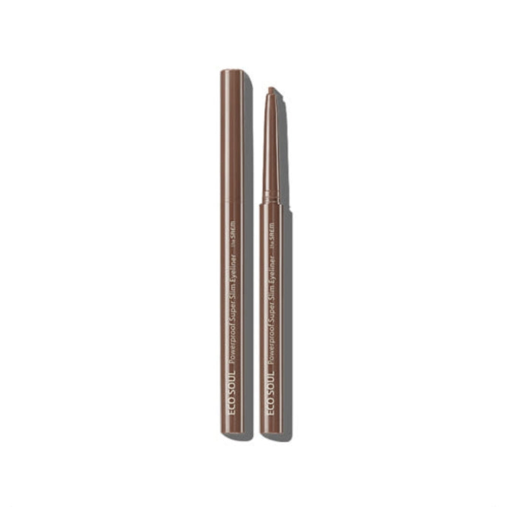 SAEM Eco Soul Powerproof Super Slim Eyeliner 0.1g*1Pc/2Pcs
