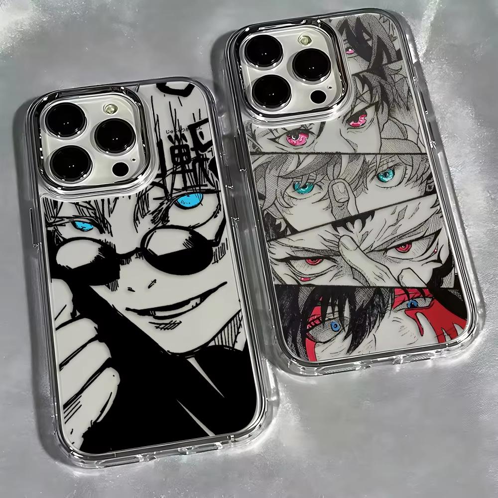 Jujutsu Kaisen Годжо Сатору Новый Чехол Для Телефона Для iPhone 17 Air 16 e 15 14 13 12 11 Pro Max Plus SE 2020 2022 Прозрачный Мягкий Чехол