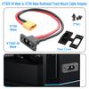 Кабель XT90E-M Папа на XT90 Папа 30см 10AWG Позолоченный с Креплением на Панель, Защитным Колпачком – RC Адаптер для Lipo Аккумулятора
