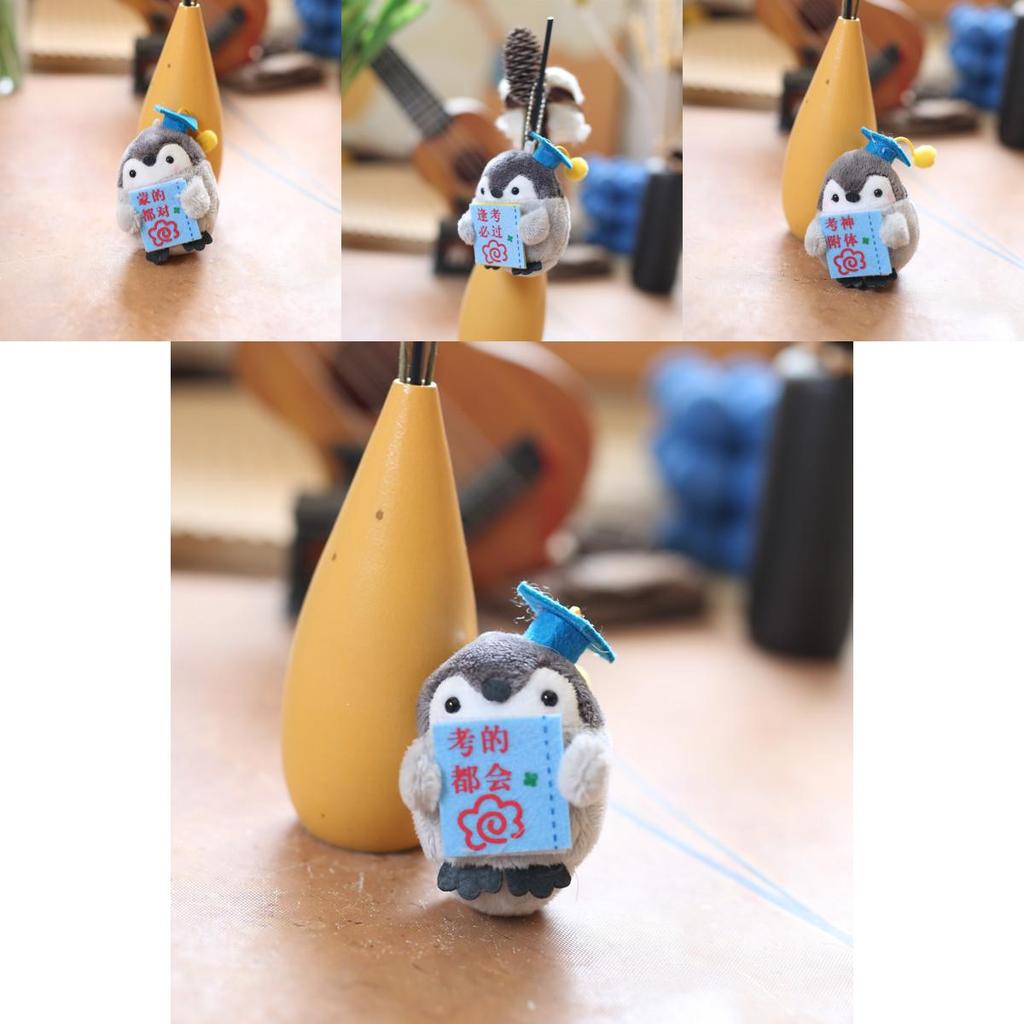Adorable Penguin Stuffed Doll With Pp Cotton Filling For Gift And Bag Decoration