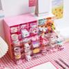 9-ячеечный бытовой общежитие пылезащитный пластиковый маленький ящик для хранения ювелирных изделий, серег, органайзер для хранения, витрина для бусин