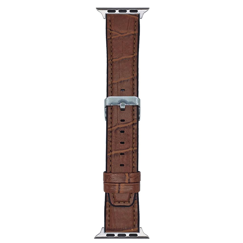 Watch Strap for Apple Watch Series 10 Ultra 9 8 7 SE 6 5 4 3 2 1 46mm 49mm 45mm 44mm 42mm Bamboo Texture PU+Silicone Band