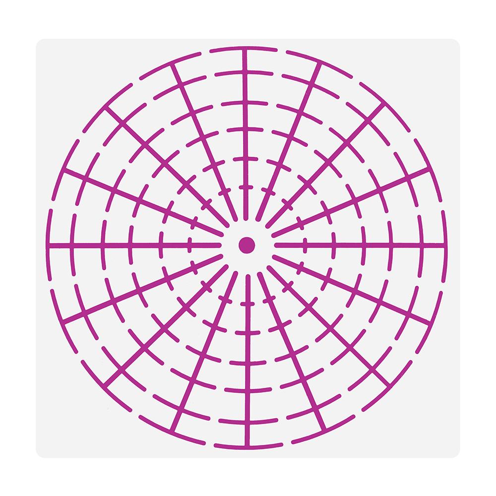 6Pcs Plastic Mandala 8/12/16 Segment Stencils Creative Template Set Art Projects