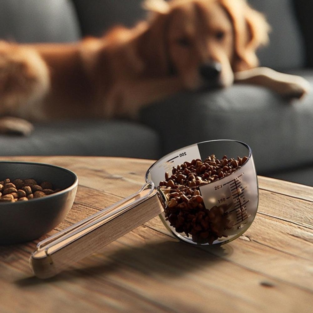 Пластиковые мерные ложки для сухого корма с зажимом для герметизации, новые мерные чашки для домашних животных, для собак и кошек