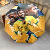 Ronaldo's Legacy: Number Journey Folding umbrella Suitable for all seasons durable printing Three folds Umbrella