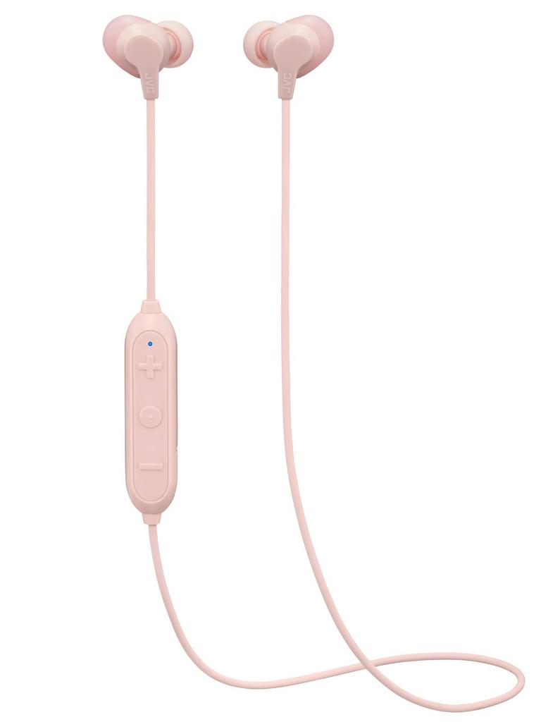 JVC Kenwood Bluetooth Wireless Pink HA-FX28W-P Earphones, Water-Resistant,