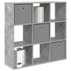 Grey Concrete Sideboard with Drawers 102 x 31 x 99.5 cm