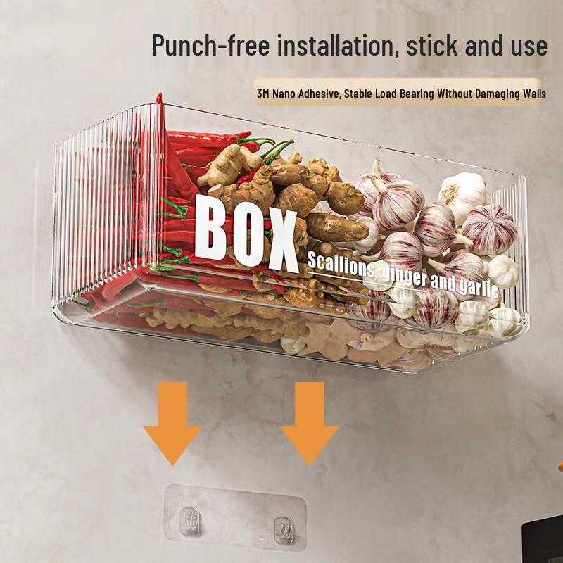 Miflame Wall-Mounted Kitchen Storage Rack