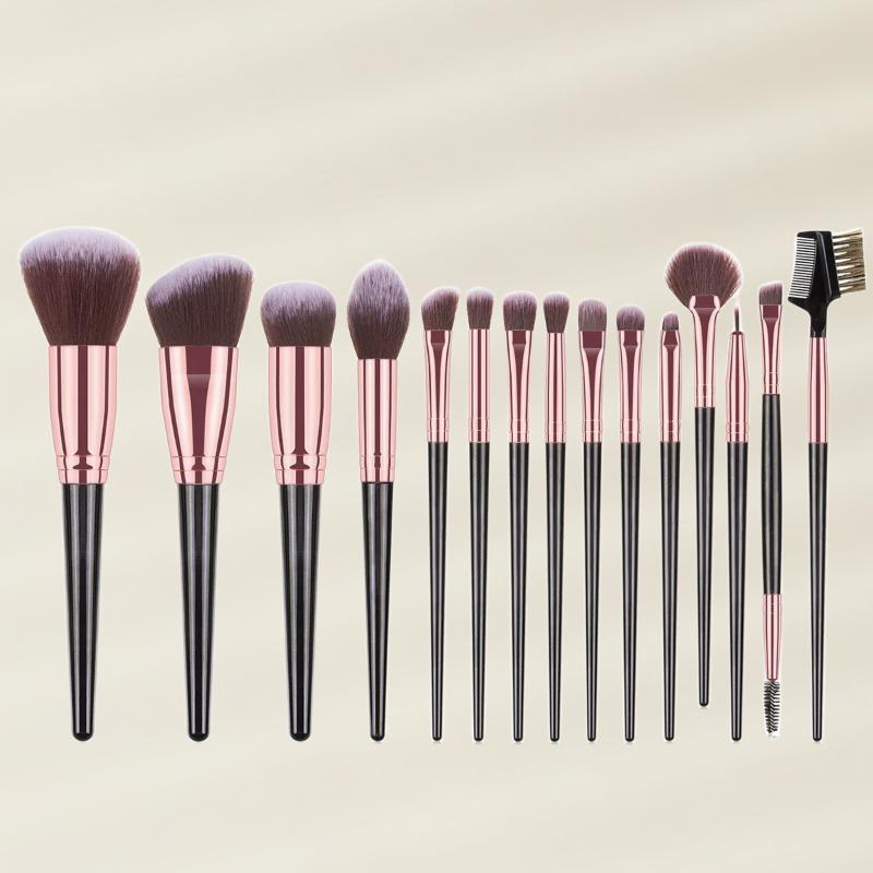 7/15Pcs Makeup Brushes Face Eyes Make Up Brush Eyelash Eyeshadow Eyebrow Eyeliner Foundation Powder Blush Highlight Lips Brush