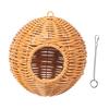 Bird Hammock Nest,Hanging Bed,Bird Supplies Hideout,Woven Nest House,Stand Perch for Parrot