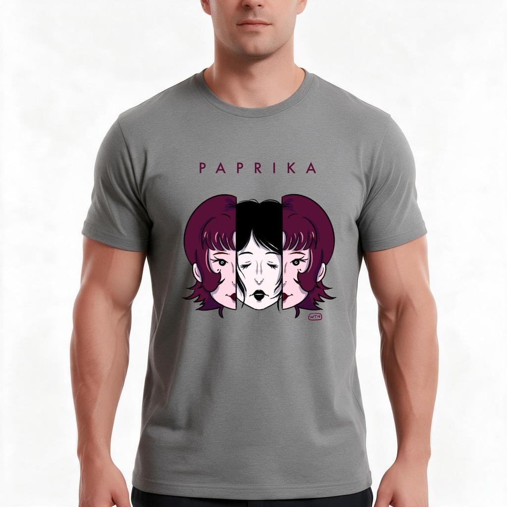 Paprika Tshirt Summer Casual Cotton Tee Oversized Streetwear Tops Vintage Graphic Print Loose Fit Short Sleeve 100 Cotton