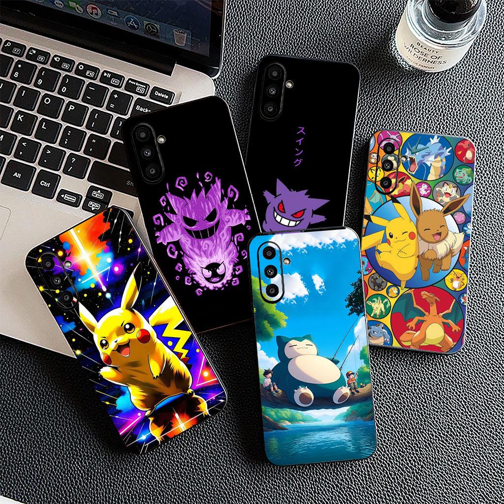 Чехол для телефона P-Pikachus P-Pokemons GO Eevees для Samsung Galaxy A05 A06 A14 A50 A51 A52 A12 A13 A23 A70 A07 A25 A26 M53 A56