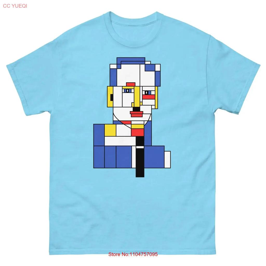 Piet Mondrian T Shirt Vintage Fashion Unisex Casual Comfortable Designer Clothes Graphic Versatile Stylish Stretched