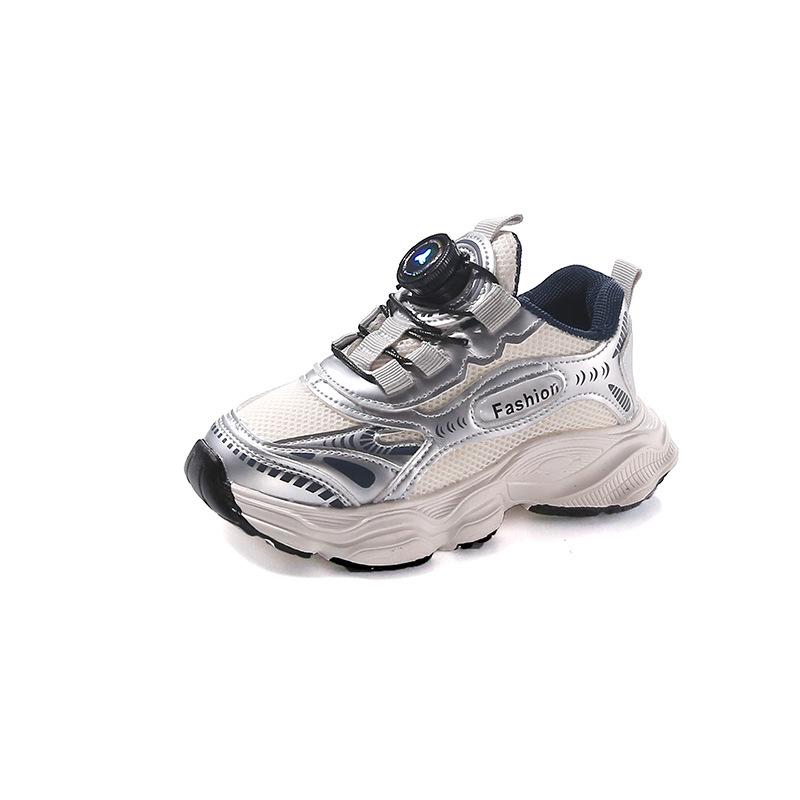 Girls' Sneakers2026New summer breathable mesh sneakers for boys, children's dad shoes, mesh running shoes for boys