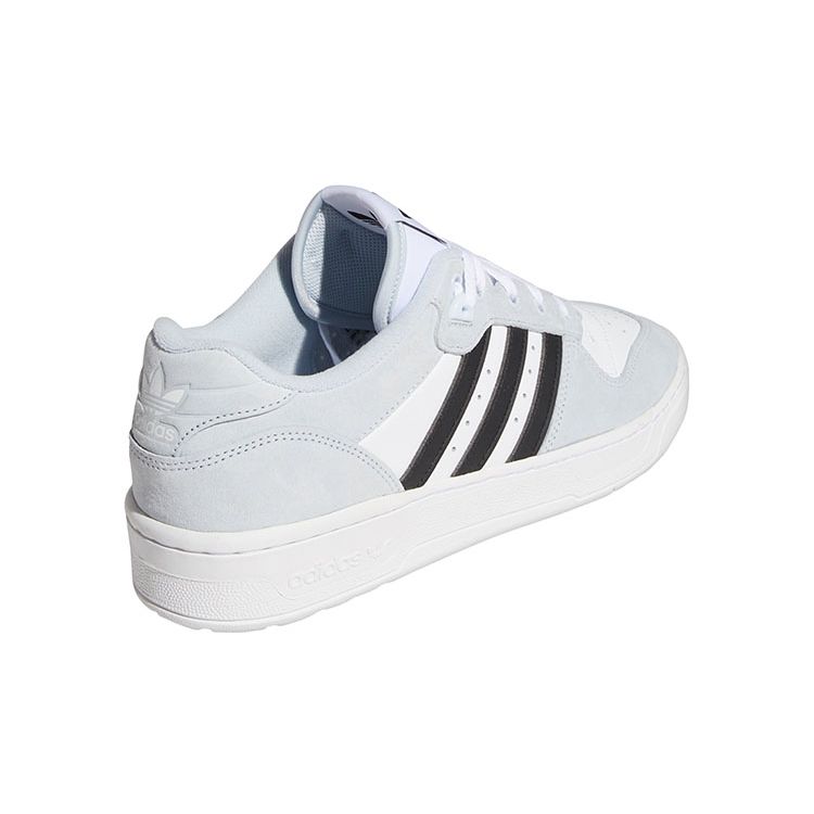 adidas Оригинальные Rivalry Low Синтетическая кожа Ткань Спортивные Низкие Кроссовки для Скейтбординга Женские Кроссовки Серый Белый FX9464