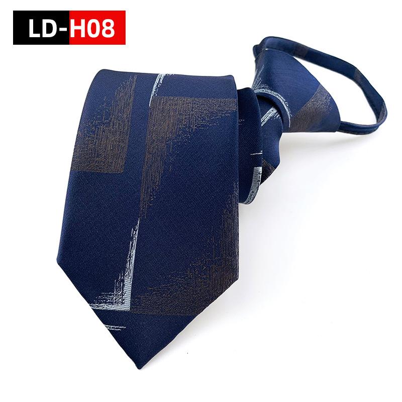 7 см корейская версия делового свадебного галстука-молнии, легко завязывающийся галстук