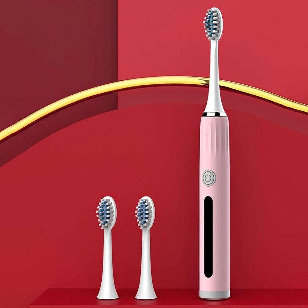 Long-Lasting Ultrasonic Toothbrush Waterproof Kids Adults Brush Portable Oral Cleaning Tool Unisex