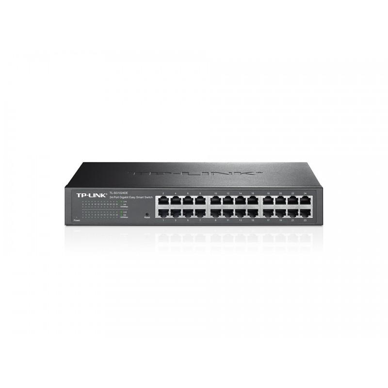 Tp-Link 24 Port Gigabit Easy Smart Switch - Green Technology - Plug & Play-TL-SG1024DE