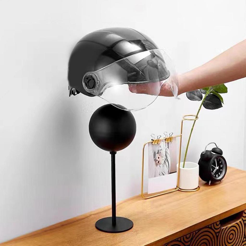 Helmet Hanger 180 Degree Rotating Bicycle Helmet Display Hanger Stand Helmet Accessories Wall Mounted for Motorcycle Bike Coats