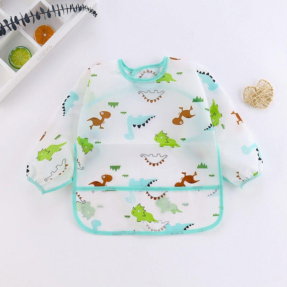Paint Cartoon DIY Children Long Sleeve Clothes Baby Kids Bib Art Accessory Painting Apron Smock