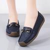 Женские лоферы на плоской подошве, кожаные мокасины для вождения, удобные повседневные без шнуровки прогулочные минималистичные летние балетки для мамы на плоской подошве