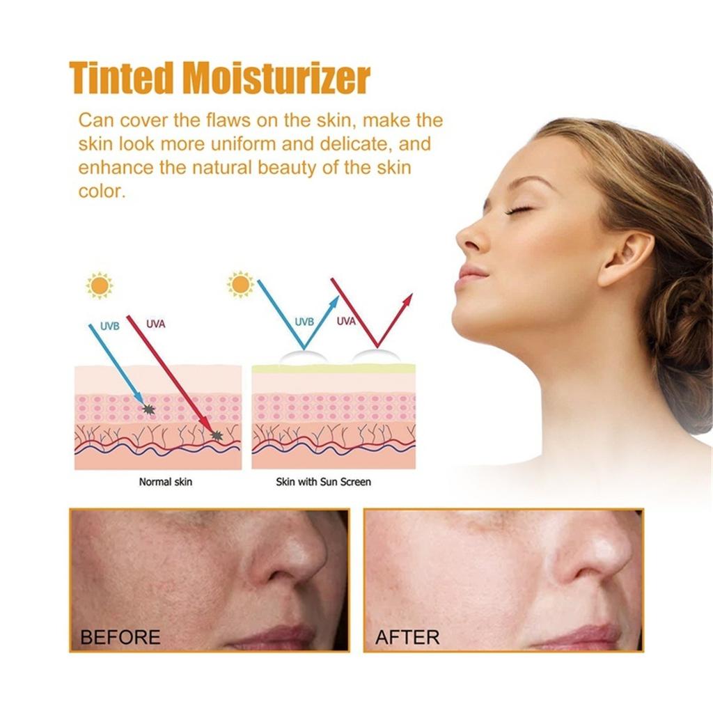 Multi Functional Sunscreen Conditioning Facial Lotion Oil Control Refreshing Acne Free Sunscreen 50ml