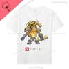 Игровая футболка Dota2 Футболка с принтом героя игры Топ Shadow Fiend Pudge Axe Slardar Sven Wraith King Cent Phoenix Унисекс Одежда