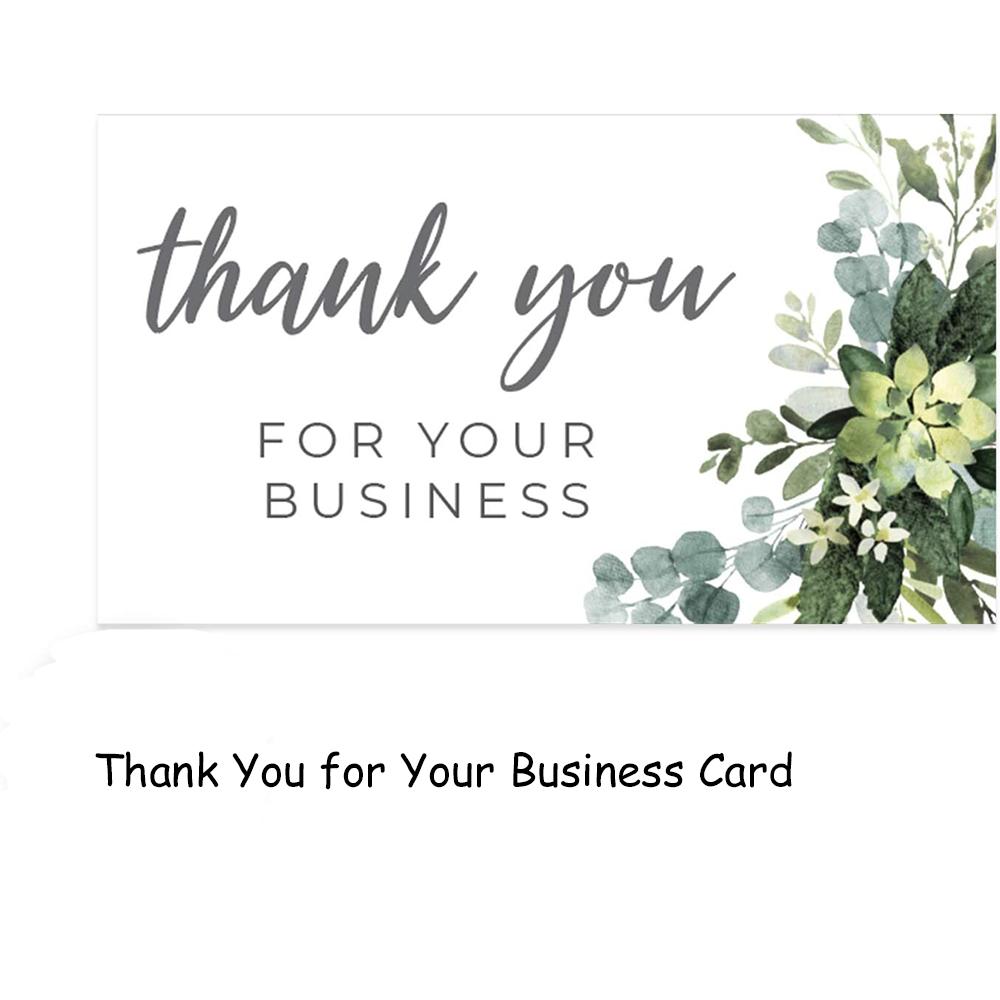 30pcs Leaf Floral Thank You Cards with envelope stickers Invitations Blank inside Greeting Cards postcards Gift Card 9X5.4cm