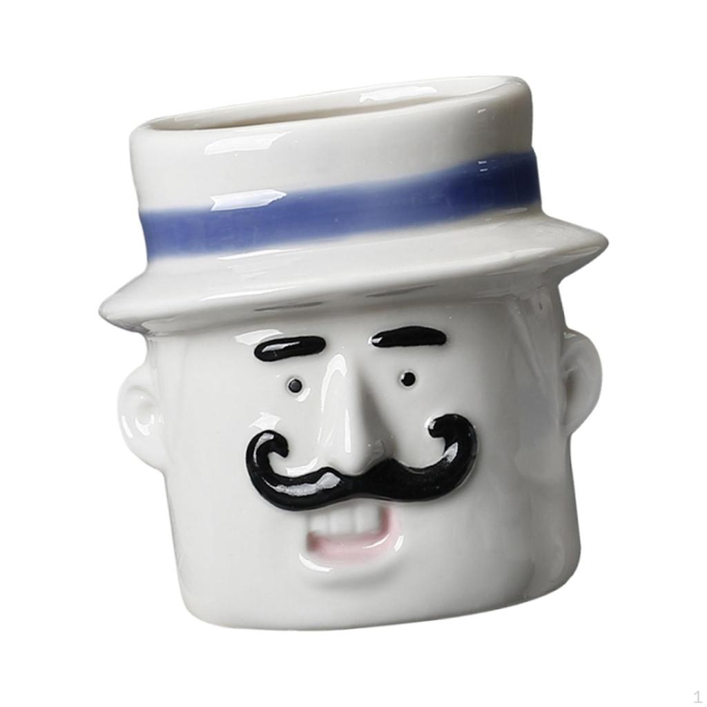 Керамический цветочный горшок, забавный мультяшный цветочный горшок, современное милое кашпо для балкона