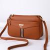 Crossbody Bag, Winter Soft Leather Mother Bag, Middle-aged Women's Single Shoulder Large Capacity Women's Bag