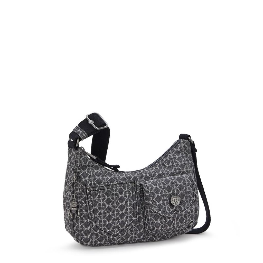 Kipling KENDA Серый Деним Жаккард KI80973HW 4L (Эксклюзив онлайн)