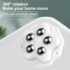 4Pcs/set Self Adhesive Caster Wheels Super Load-bearing 5 Beads 360° Rotating Wheels For Home Appliances Storage Boxes