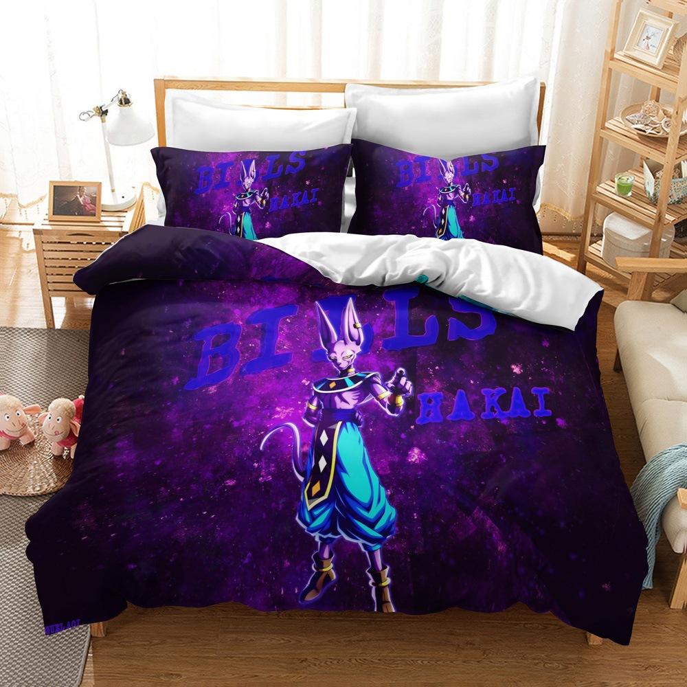 Digital Printing Bedding Kit, Dragon Ball Series Size Three-Piece Set