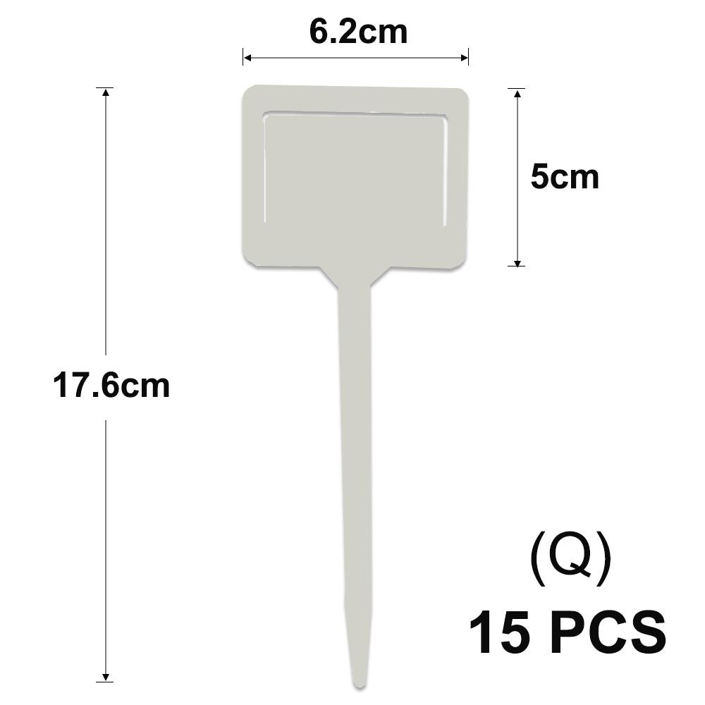 Высокие белые бирки для садовых растений в горшках, водонепроницаемые, устойчивые к ультрафиолетовому излучению, этикетки для теплиц, цветов, овощей, трав, маркеры для вывесок