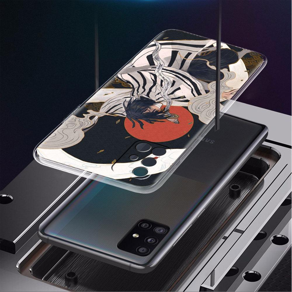 Чехол Demon Slayer Zenitsu Kaigaku для Samsung Galaxy A52 A32 A12 A71 A21s A22 A51 A50 A23 A31 A50 A41 A72, мягкий чехол для телефона