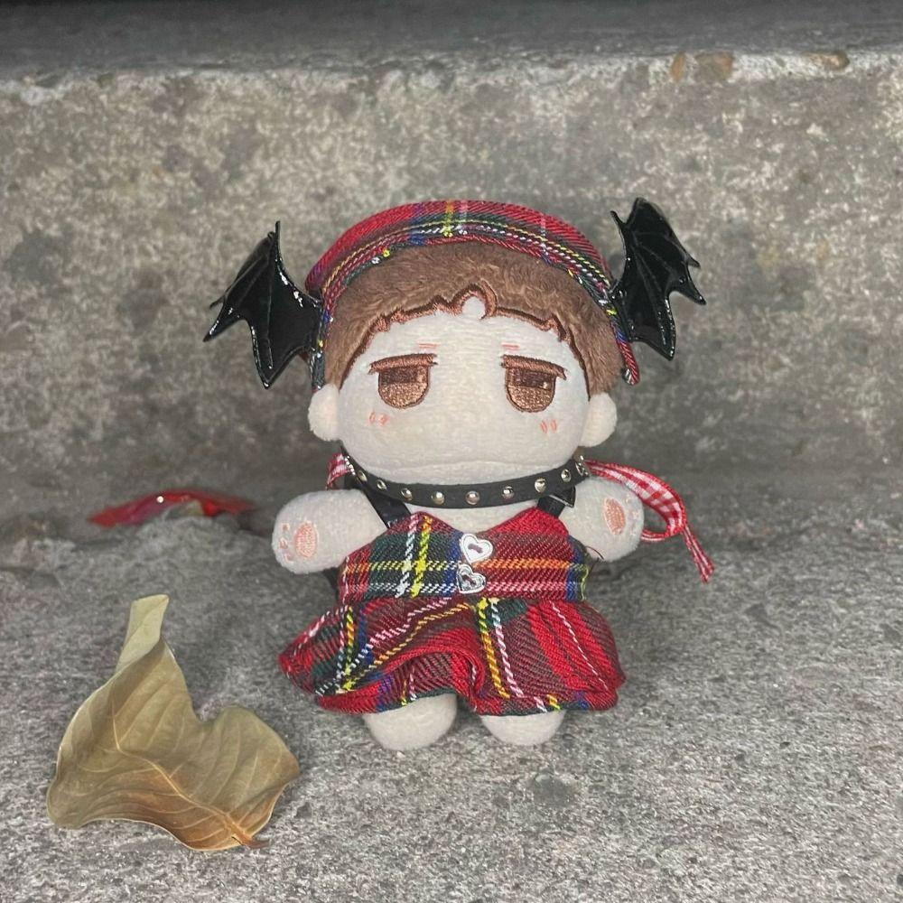 Stuffed Idol Plush Doll Clothes Dress Up 10CM Cotton Doll‘s Clothes Cotton Doll Hoodie Xmas