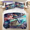 Jojos Bizarre Adventure Diamond Unbreakable Bedding (1 * duvet cover + 2 * pillowcase, without core) 2D Flat Christmas birthday gift