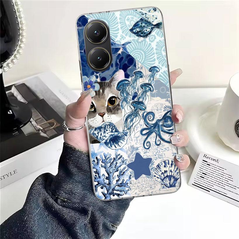 Морская звезда Черепаха Акула Для Xiaomi Poco X7 X6 X5 F7 Ultra F6 F5 Pro Чехол Для Телефона X4 Nfc F4 Gt F3 M6 M5S M5 M4 M3 Fundas Co