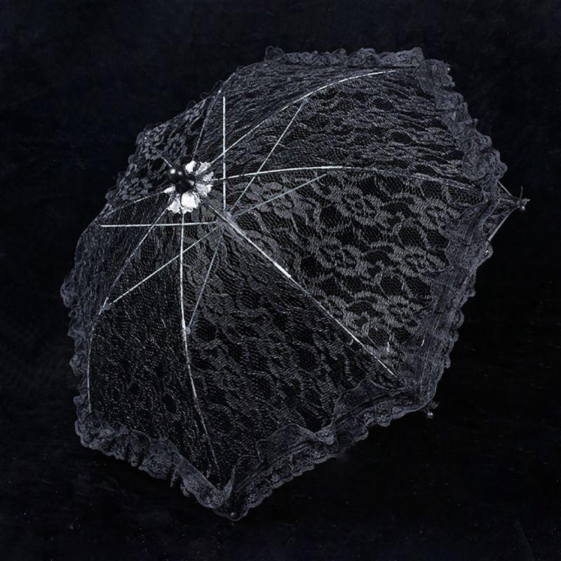 Кружевной свадебный зонтик для съемки, женский костюм, аксессуар, украшение для свадебной вечеринки, реквизит для фотографий