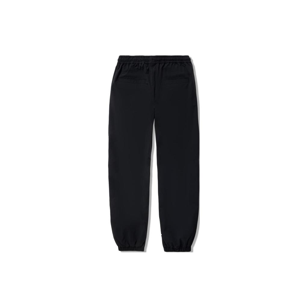 Женские спортивные брюки свободного кроя Li Ning Reignite Series Color Block со светоотражающими вставками, черные AYKU146-1