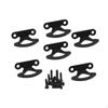 6Pcs Truck Bed Tie Down Anchors, Parts, Sturdy Hardware Easy To Use Inner Downs Hooks