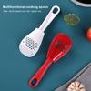 Совок для пресса для чеснока, многофункциональная термостойкая полипропиленовая пластиковая легкая шумовка, кухонная лопатка с прорезями