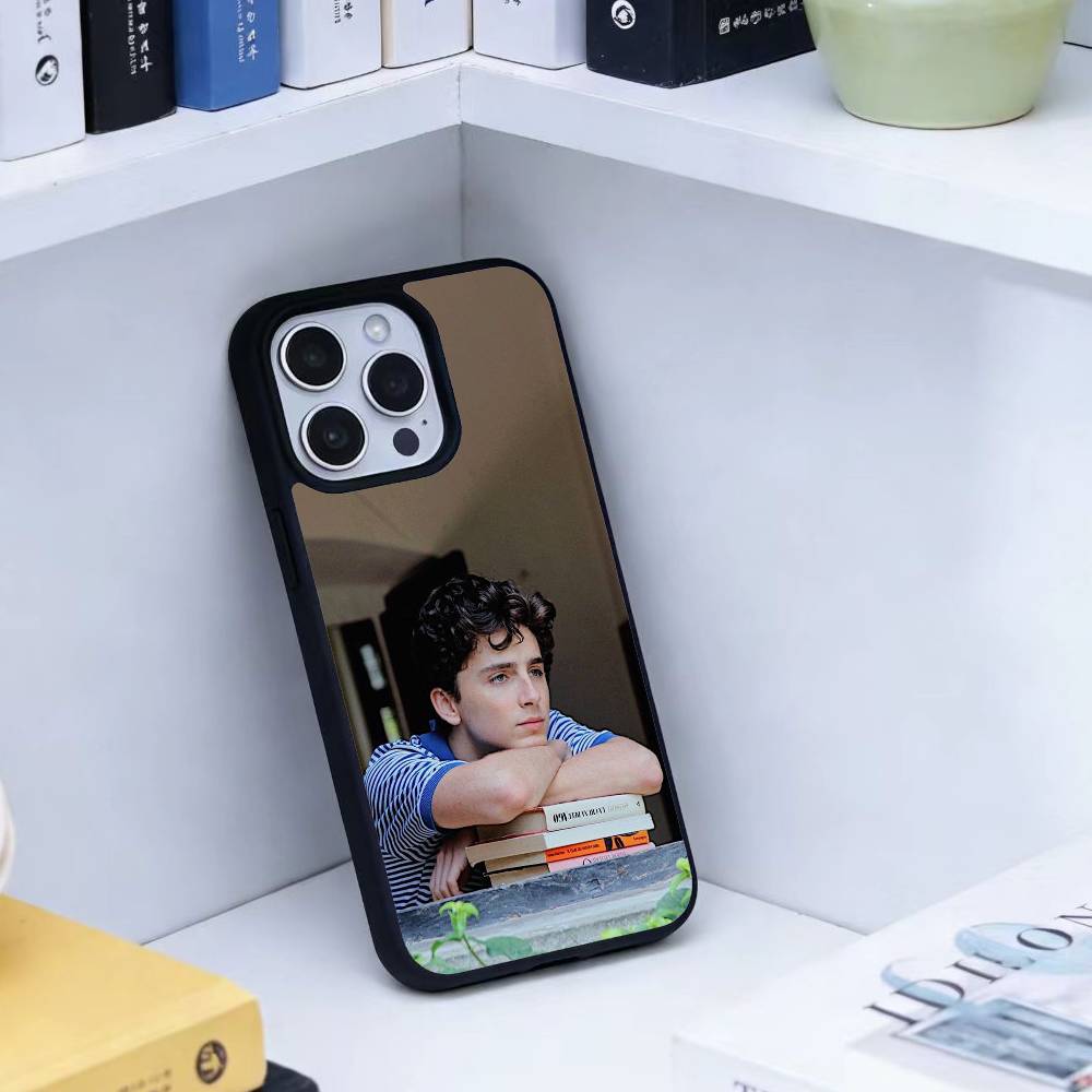 Чехол для телефона J-Timothee Chalamet для iPhone 17, 16, 15, 14, 13 Plus, Pro Max, магнитный, для беспроводной зарядки Magsafe