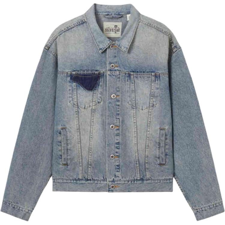 Levi's Джинсовые куртки Мужские Лацкан Умеренный 004GI-0000