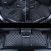 For Geely Atlas Pro Azkarra 2020 2021 2022 Car Floor Mats Double Layer PU Leather Foot Pad Interior Floorliner Auto Accessories