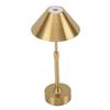 LED Cordless Table Lamp Dimmable Rechargeable Battery Powered Lamp with Telescopic Pole Touch Control 3 Colors Iron