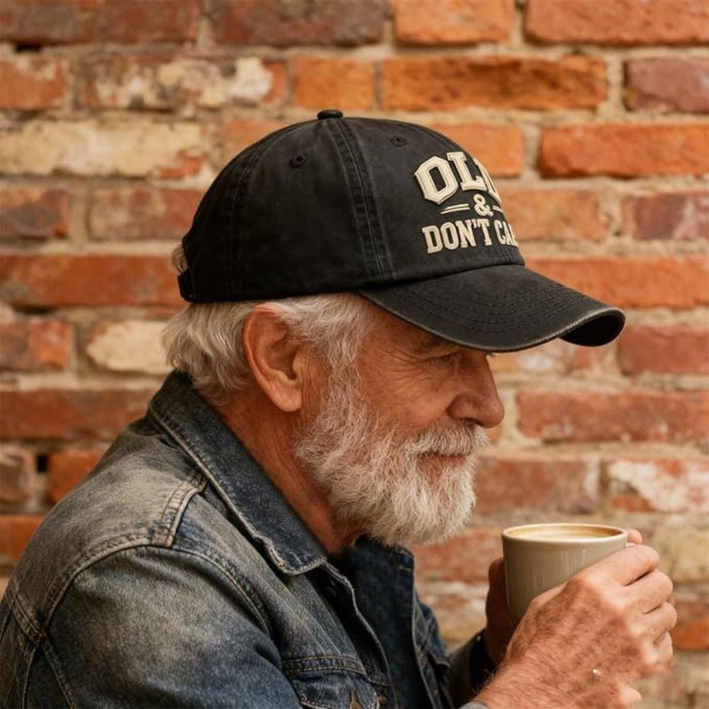 Vintage Distressed Cap Breathable Embroidered Hat Creative Gift Unisex Hat