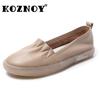 Fujin 3.5cm Genuine Leather Comfy Luxury Shallow Flats Ethnic Woman Elegance Oxfords Summer Ladies Soft Soled Moccasin Shoes