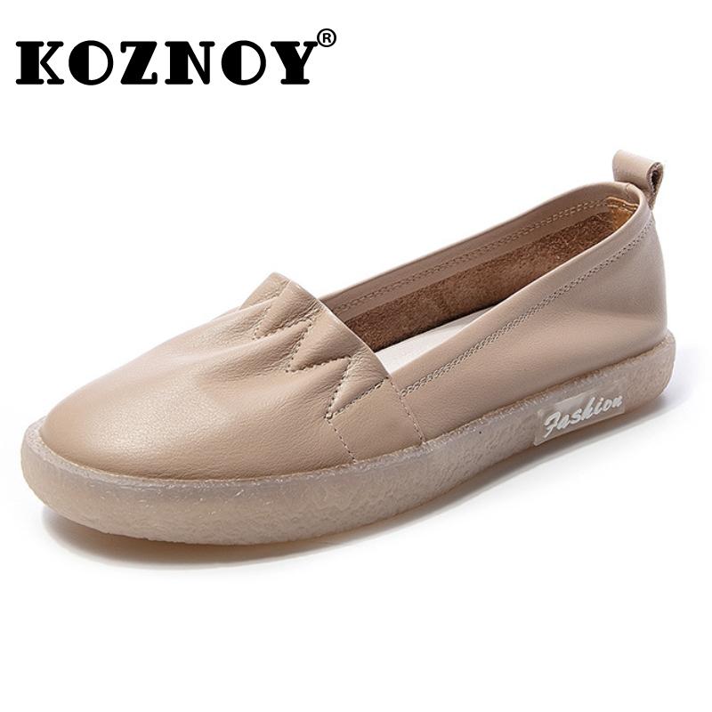 Fujin 3.5cm Genuine Leather Comfy Luxury Shallow Flats Ethnic Woman Elegance Oxfords Summer Ladies Soft Soled Moccasin Shoes